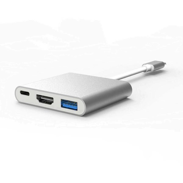 Type C to HDMI USB-C Adapter Converter USB 3.0 Cable 3 in 1 Hub For MacBook Pro - Image 6