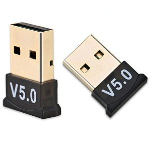 USB Bluetooth Adapter for PC, 5.0 Bluetooth Dongle Receiver (UB500) - Supports Windows 11/10/8.1/7 for Desktop, Laptop, Mouse, Keyboard, Printers, Headsets, Speakers, PS4/ Xbox Controllers