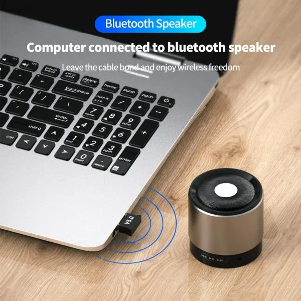 USB 5.0 Bluetooth Dongle Receiver Supports Windows 11/10/8.1/7 for Desktop Laptop Mouse Keyboard Printers Headsets, Speakers Controllers - Image 2