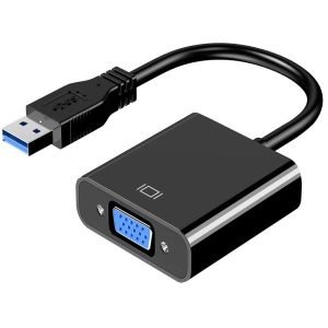 USB to VGA Adapter, USB 3.0 to VGA Adapter Multi-Display Video Converter- PC Laptop Windows 7/8/8.1/10,Desktop, Laptop, PC, Monitor, Projector, HDTV