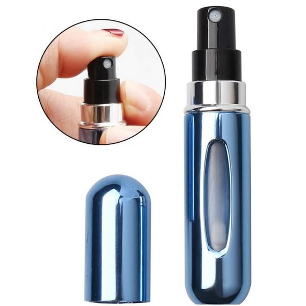 5ML Perfume Travel Refillable Mini Bottle Refillable Portable Perfume Atomizer Mini Perfume Aerosol for Trip Fragrance Empty Spray Bottle Scent Pump Case