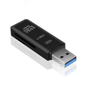SuperSpeed 2-Slot USB 3.0 Flash Memory Card Reader for Windows, Mac, Linux, and Certain Android Systems - Supports SD, SDHC, SDXC, MMC/MicroSD, T-Flash