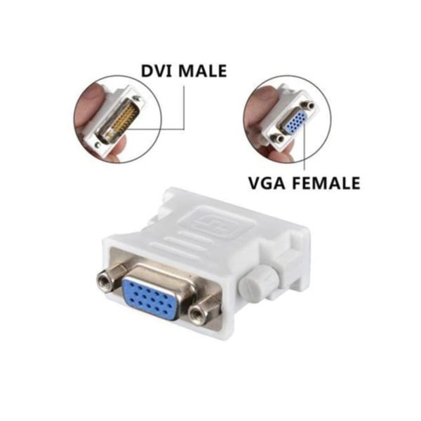 DVI to VGA Adapter, 1080p DVI-D 24+5 Pin Male to VGA 15Pin Female Active Cable Adapter Converter - Image 4
