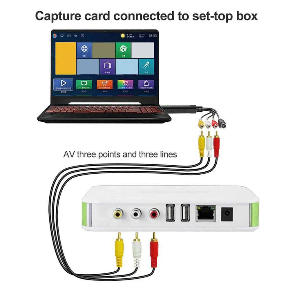 USB 2.0 Video Audio Capture Card Adapter PC VHS VCR TV to DVD Converter Support Win 2000/Win Xp/ Win Vista /Win 7/ Win 8/ Win 10 - Image 11