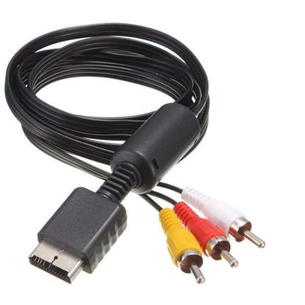 Audio Video AV Cable to RCA For SONY PlayStation PS1 PS2 PS3 RCA Composite Cable - 1.8m/6FT - Image 7