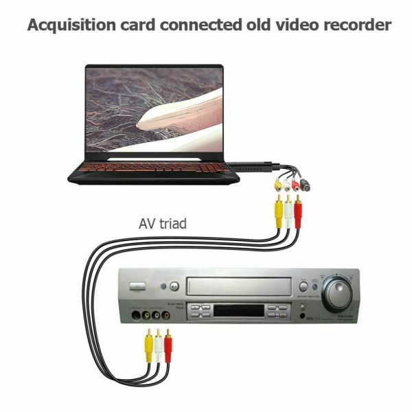 USB 2.0 Video Audio Capture Card Adapter PC VHS VCR TV to DVD Converter Support Win 2000/Win Xp/ Win Vista /Win 7/ Win 8/ Win 10 - Image 3