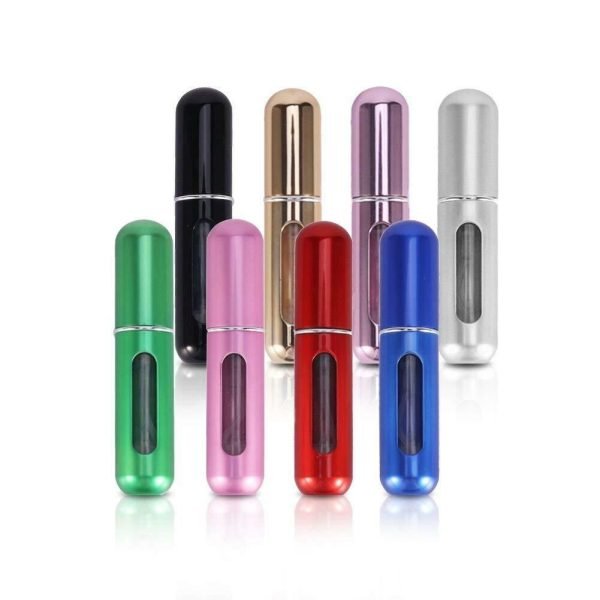 5ML Perfume Travel Refillable Mini Bottle Perfume Atomizer for Trip Fragrance Empty Spray Bottle Scent Pump Case (Black) - Image 4