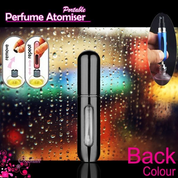 5ML Perfume Travel Refillable Mini Bottle Perfume Atomizer for Trip Fragrance Empty Spray Bottle Scent Pump Case (Black) - Image 8