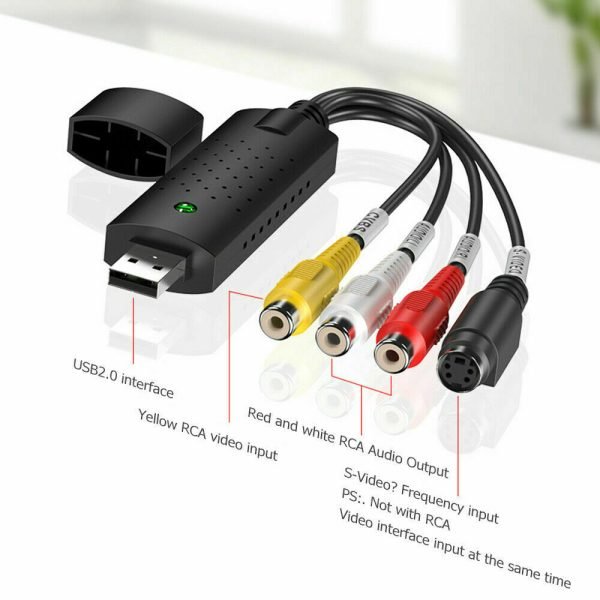 USB 2.0 Video Audio Capture Card Adapter PC VHS VCR TV to DVD Converter Support Win 2000/Win Xp/ Win Vista /Win 7/ Win 8/ Win 10 - Image 6