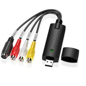 USB 2.0 Video Audio Capture Card Adapter PC VHS VCR TV to DVD Converter Support Win 2000/Win Xp/ Win Vista /Win 7/ Win 8/ Win 10