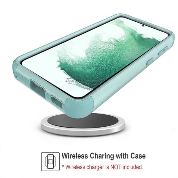 Samsung Galaxy S22 Plus 5g Case Drop Resistant Adventure Trades Heavy Duty Rugged Shockproof Tough Cover (Sky Blue)