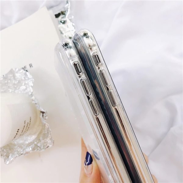 For Apple iPhone XR Blue Clear Gel Case Heavy Duty Shockproof Liquid Glitter TPU Silicone Back Cover - Image 5