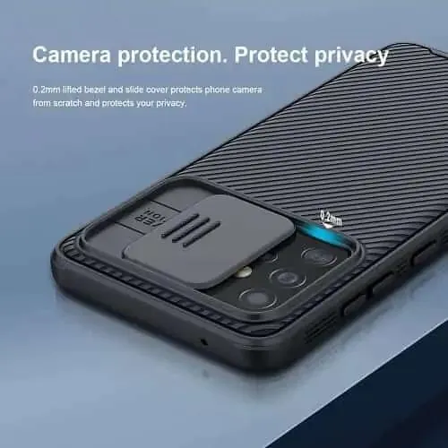 Nillkin Samsung Galaxy A52 5G Case, CamShield Series Slim Stylish Protective Case with Slide Camera Cover (Black) - Image 3