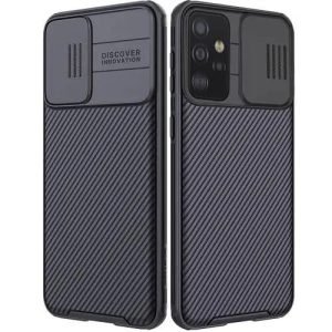 Nillkin Samsung Galaxy A52 5G Case, CamShield Series Slim Stylish Protective Case with Slide Camera Cover (Black)