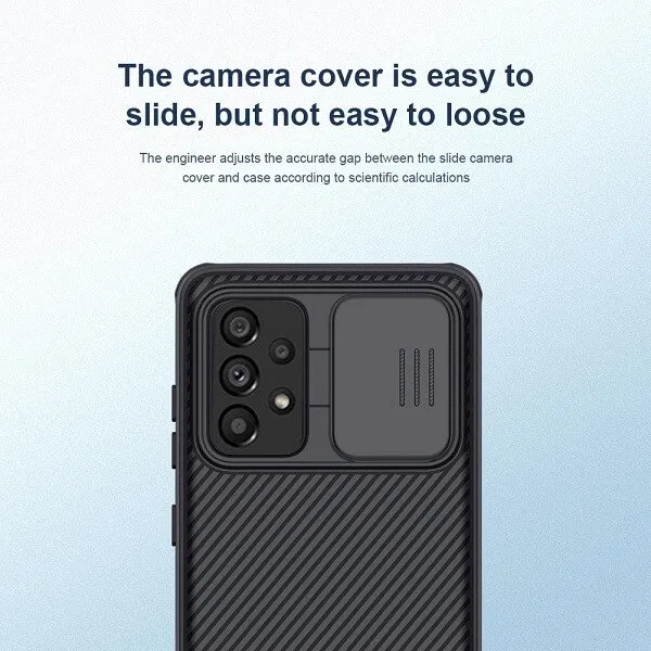 Nillkin Samsung Galaxy A52 5G Case, CamShield Series Slim Stylish Protective Case with Slide Camera Cover (Black) - Image 5