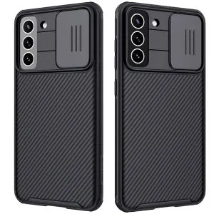 Nillkin Samsung Galaxy S23 5G Case, CamShield Series Slim Stylish Protective Case with Slide Camera Cover (Black)