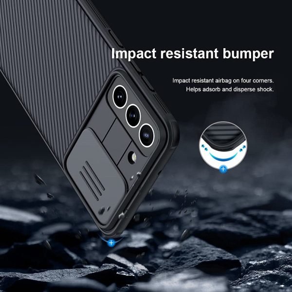 Nillkin Samsung Galaxy S23 5G Case, CamShield Series Slim Stylish Protective Case with Slide Camera Cover (Black)