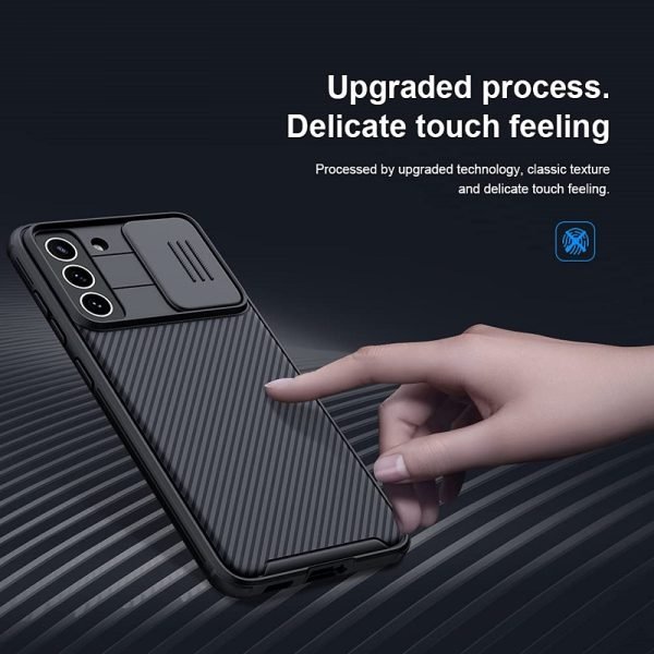 Nillkin Samsung Galaxy S23 5G Case, CamShield Series Slim Stylish Protective Case with Slide Camera Cover (Black)