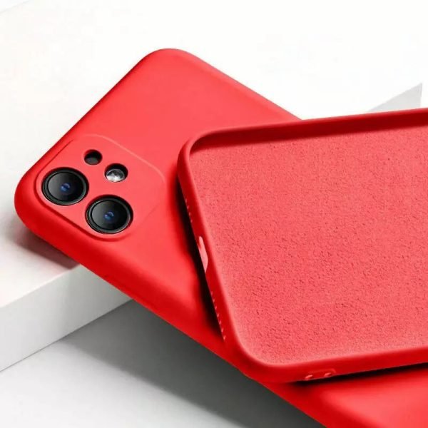 For Apple iPhone 12 Pro Smart Case Shockproof Silicone Full Camera Protective Back Cover (Red) - Image 3