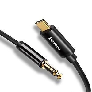 Baseus USB Type C to Audio AUX Auxiliary Cable Jack USB C to 3.5mm Male Cord Adapter
