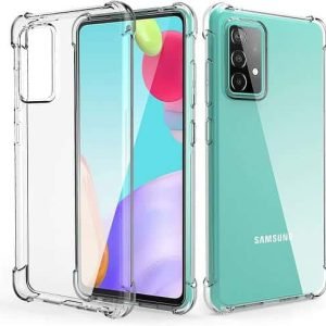 Samsung Galaxy A52 Crystal Clear Heavy Duty Transparent TPU Bumper Shockproof Case Cover