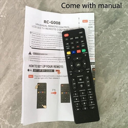 Universal Rc-G008 Tv Remote for LG, Samsung Toshiba and Other LCD LED Smart TV