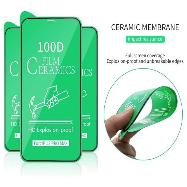 [2 Pack ] For Apple iPhone 15 Full Cover Soft Ceramic Elite Screen Protector