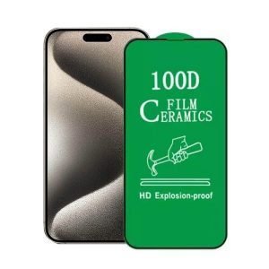 [2 Pack ] For Apple iPhone 15 Pro Full Cover Soft Ceramic Elite Screen Protector