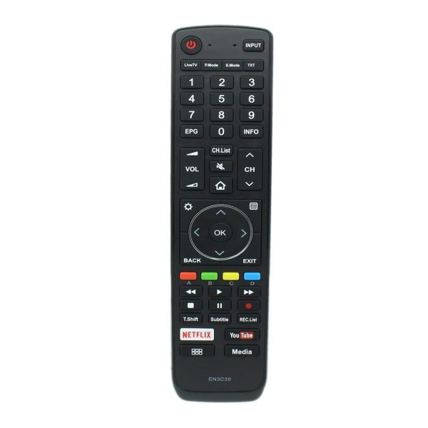 New EN3C39 Remote Control For Hisense Smart TV 55N8700UW 65N8700UWG – Netflix YouTube