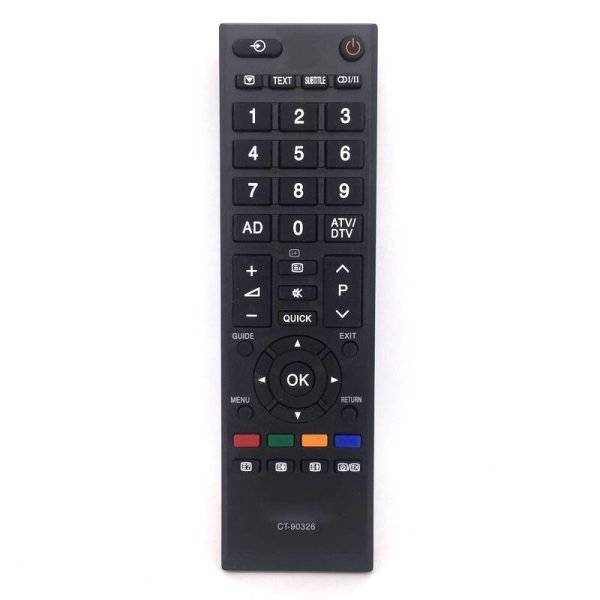 New Generic CT-90326 Remote Replacement For Toshiba 3D SMART TV CT90326 CT-90380