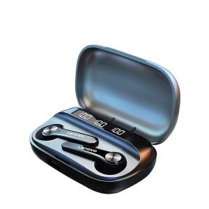 For Lenovo QT81 TWS Bluetooth 5.0 Headphones Earbuds Wireless Headsets Stereo Touch Keys 1200mAh Charging Box – Black
