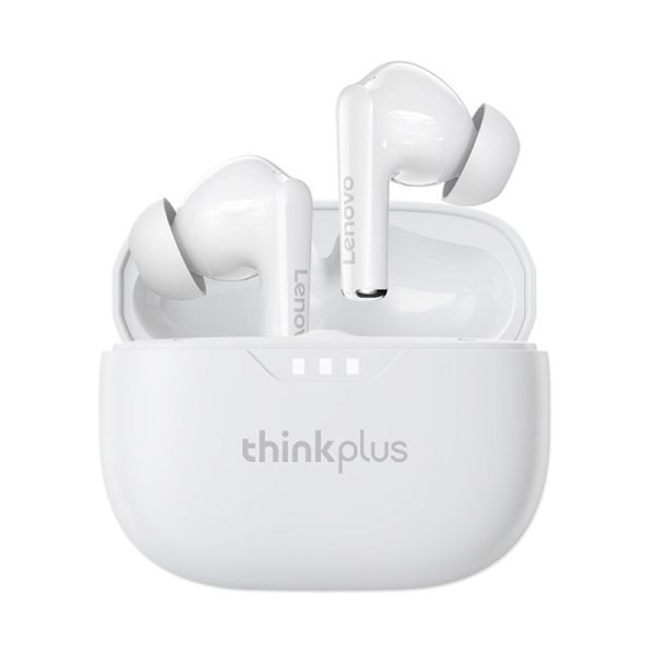 Lenovo Thinkplus LP3 Pro TWS Bluetooth 5.2 Earphones HIFI Sound Noise Cancellation Mic Sports Earphone Wireless Headphone - White
