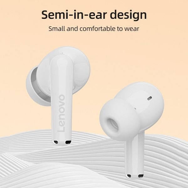Lenovo Thinkplus LP3 Pro TWS Bluetooth 5.2 Earphones HIFI Sound Noise Cancellation Mic Sports Earphone Wireless Headphone - White