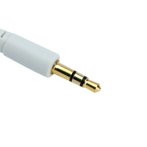 TRANYOO (E1-Aux) 3.5mm high-definition audio pure copper interface Hd Audio Cable (White)
