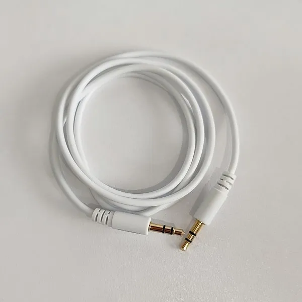 TRANYOO (E1-Aux) 3.5mm high-definition audio pure copper interface Hd Audio Cable (White)