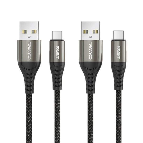 TRANYOO (T-S16C) 2M 5A USB Type C Cable Fast Charging Charger Data Sync Cable Cord