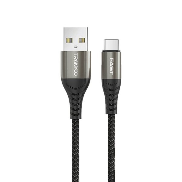 TRANYOO (T-S16C) 2M 5A USB Type C Cable Fast Charging Charger Data Sync Cable Cord