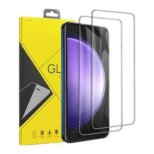 [2 Pack] For Samsung Galaxy S23 FE Full Cover Tempered Glass Screen Protector Film Guard (Clear)