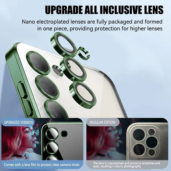 For Samsung Galaxy S24 MagSafe Magnetic Cover with HaloLock Shockproof Clear Protective Case (Silver) - Image 5