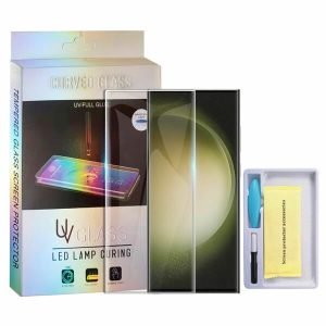 For Samsung Galaxy S23 Ultra UV Liquid Gel Tempered Glass Screen Protector Film Guard (Clear)
