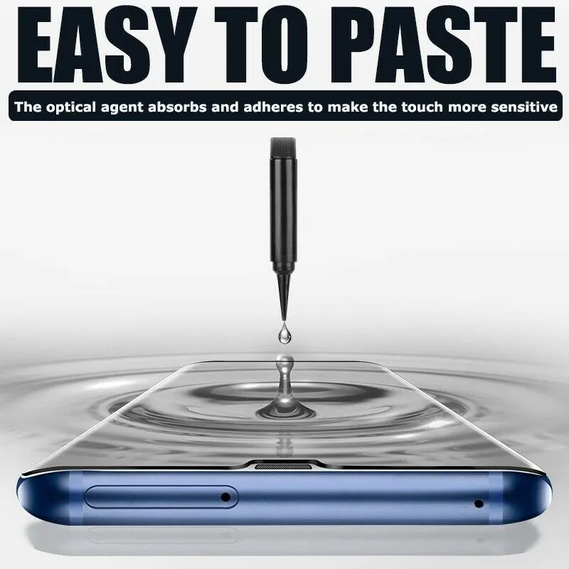 For Samsung Galaxy S23 Ultra UV Liquid Gel Tempered Glass Screen Protector Film Guard (Clear)