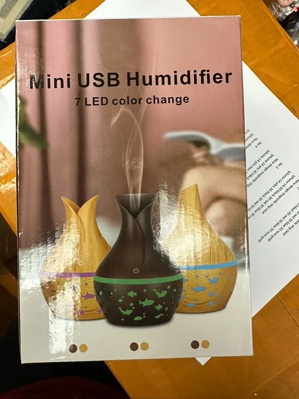 LED Aroma Aromatherapy Diffuser Essential Oil Ultrasonic Air Humidifier Purifier