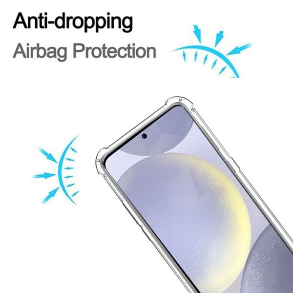 For Samsung Galaxy S24 Clear Case Heavy Duty Transparent TPU Bumper Shockproof Case Cover