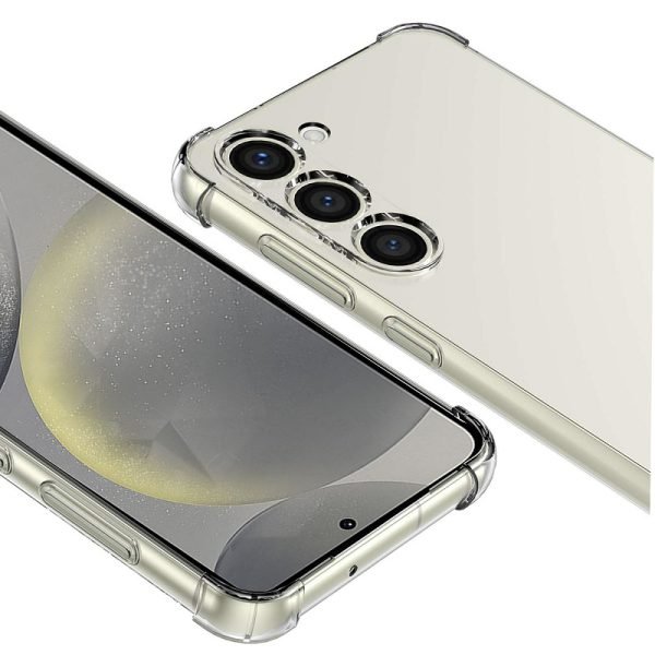 For Samsung Galaxy S24 Clear Case Heavy Duty Transparent TPU Bumper Shockproof Case Cover