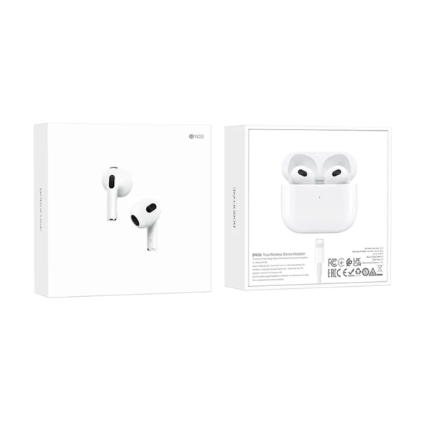 Borofone BW26 Earphones Affordable Wireless Earbuds with Long Battery Life - Image 3