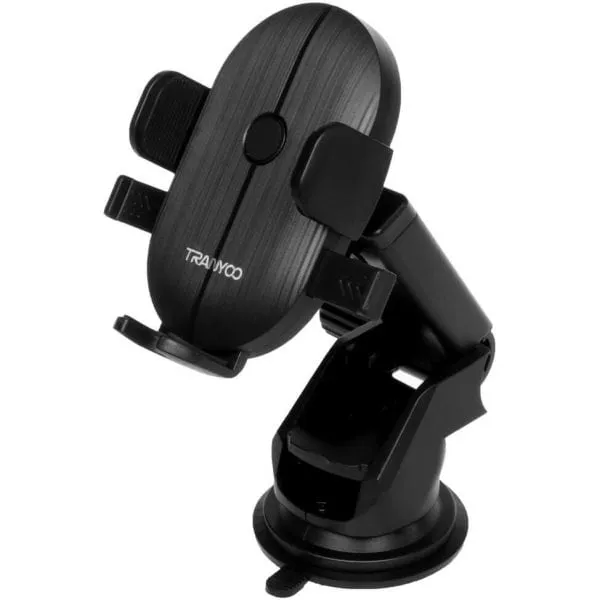 TRANYOO Car Phone Holder with Suction Cup Mount & Adjustable Arm Stand