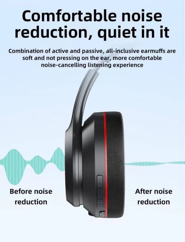 TRANYOO T-H6 Wireless Stereo HIFI Headphones with Bluetooth Microphone - Image 5