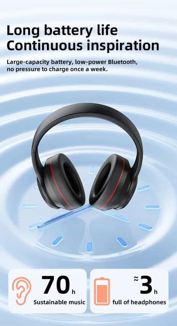 TRANYOO T-H6 Wireless Stereo HIFI Headphones with Bluetooth Microphone - Image 7