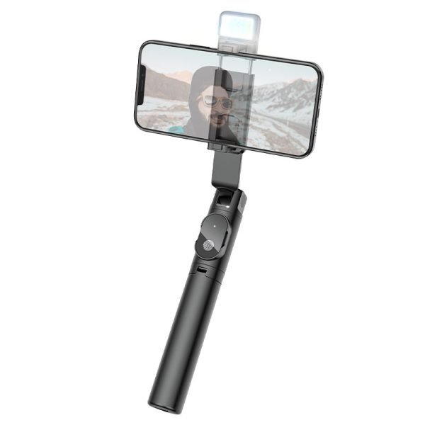BOROFONE Y8 Wireless Selfie Stick with Remote Control and Live Broadcast Holder - Image 6