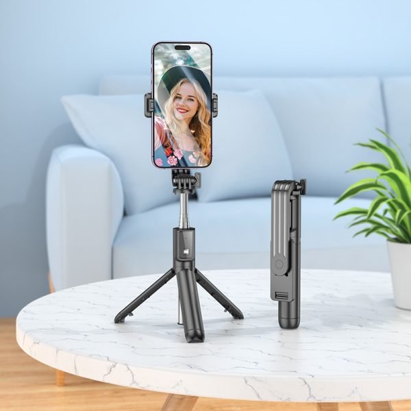 BOROFONE BY11 Live Broadcast Holder with Tripod and Remote Control selfie Stick - Image 3